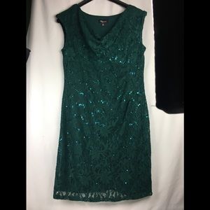 RN Studio Sequin Cocktail Formal Dress